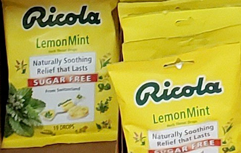 Sugar-Free Lemon Mint Ricola Cough Drops
