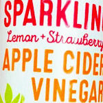 Trader Joe's Organic Lemon & Strawberry Sparkling Apple Cider Vinegar Beverage