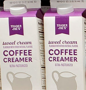 Trader Joe's Sweet Cream Coffee Creamer