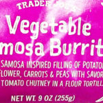 Trader Joe's Vegetable Samosa Burrito