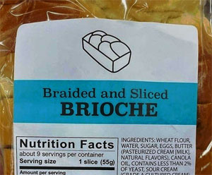 Braided & Sliced Brioche Bread Reviews