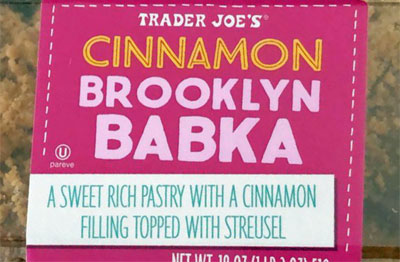 Trader Joe's Cinnamon Brooklyn Babka