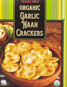 Trader Joe’s Organic Garlic Naan Crackers Reviews