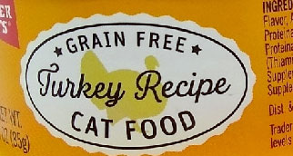 Trader Joe's Grain Free Turkey Recipe Cat Food