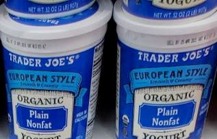 Trader Joe's Organic European Style Plain Nonfat Yogurt