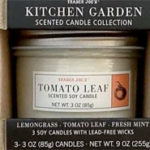 Trader Joe's Kitchen Garden Scented Candle Collection
