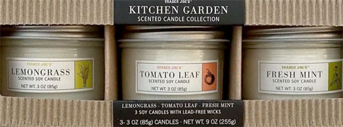 Trader Joe’s Kitchen Garden Scented Candle Collection Reviews