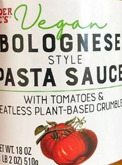 Trader Joe’s Vegan Bolognese Style Pasta Sauce Reviews