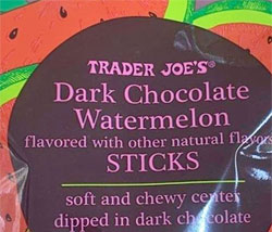 Trader Joe's Dark Chocolate Covered Watermelon Sticks