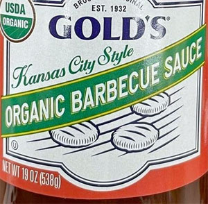 Gold’s Kansas City Style Organic Barbecue Sauce Reviews