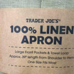 Trader Joe's 100% Linen Apron