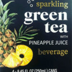 Trader Joe's Sparkling Green Tea with Pineapple Juice Beverage