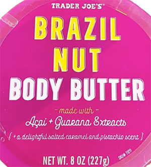 Trader Joe's Brazil Nut Body Butter