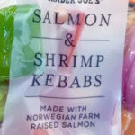Trader Joe's Salmon & Shrimp Kebabs