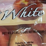 California White Peaches
