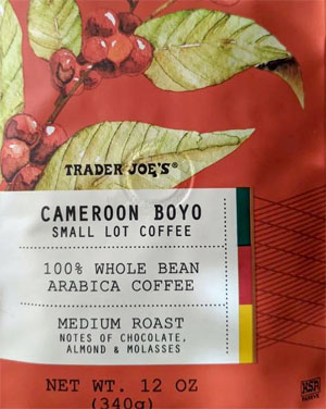 Trader Joe’s Cameroon Boyo Small Lot Coffee Reviews