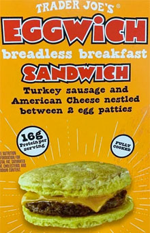 Trader Joe’s Breadless Eggwhich Breakfast Sandwich Reviews