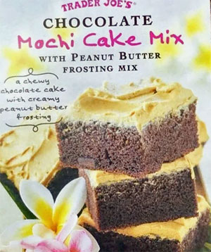 Trader Joe’s Chocolate Mochi Cake Mix with Peanut Butter Frosting Mix Reviews