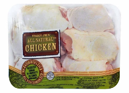 Trader Joe’s All Natural Bone-In Skin-On Chicken Thighs Reviews