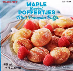 Trader Joe's Maple Flavored Poffertjes Mini Pancake Puffs