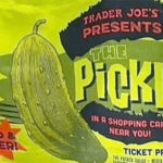 Trader Joe's Pickles 100% Cotton Reusable Tote Bag