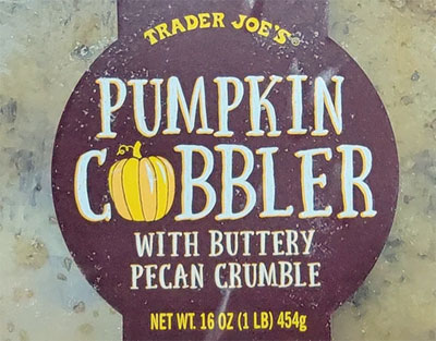 Trader Joe’s Pumpkin Cobbler with Buttery Pecan Crumble Reviews