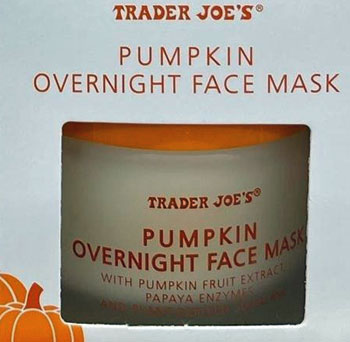 Trader Joe's Pumpkin Overnight Face Mask