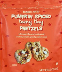 Trader Joe's Pumpkin Spiced Teeny Tiny Pretzels