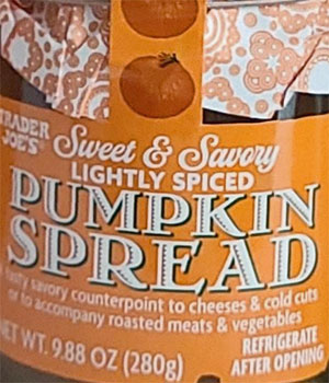 Trader Joe’s Sweet & Savory Lightly Spiced Pumpkin Spread Reviews