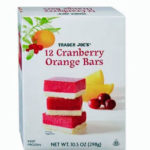 Trader Joe's 12 Cranberry Orange Bars