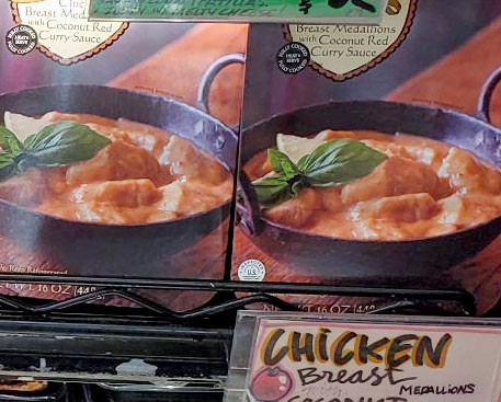Trader Joe’s Chicken Breast Medallions with Coconut Red Curry Sauce Reviews