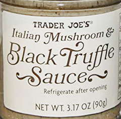 Trader Joe's Italian Mushroom & Black Truffle Sauce