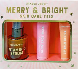 Trader Joe's Merry & Bright Skin Care Trio