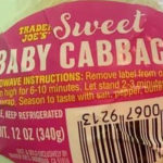 Trader Joe's Sweet Baby Cabbage