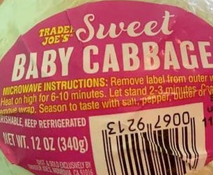 Trader Joe's Sweet Baby Cabbage