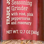 Trader Joe's Wine-Infused Sea Salt Seasoning Grinder
