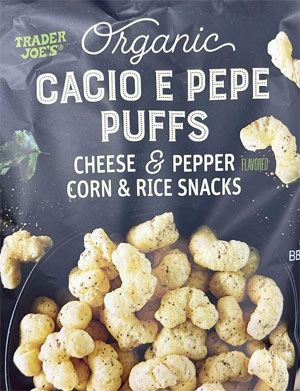 Trader Joe's Organic Cacio e Pepe Puffs