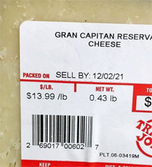 Trader Joe’s Gran Capitan Reserve Cheese Reviews