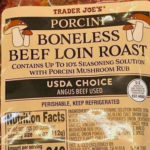 Trader Joe's Porcini Boneless Beef Loin Roast