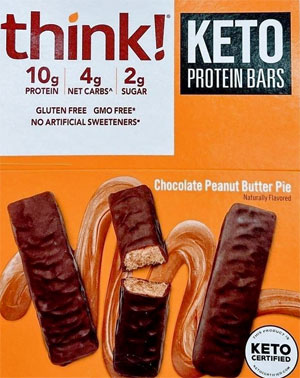 Think! Chocolate Peanut Butter Pie Protein Bars Reviews