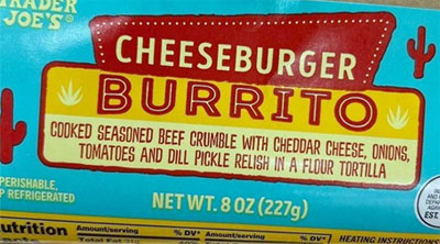 Trader Joe’s Cheeseburger Burrito Reviews
