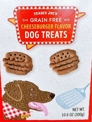 Trader Joe's Grain Free Cheeseburger Flavored Dog Treats