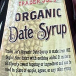 Trader Joe's Organic Date Syrup