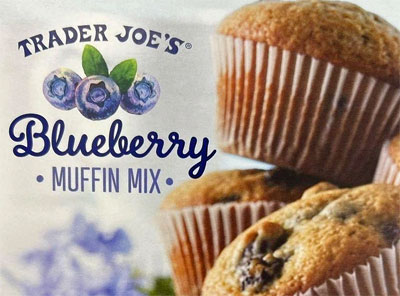 Trader Joe's Blueberry Muffin Mix