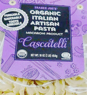Trader Joe’s Organic Cascatelli Pasta Reviews