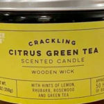 Trader Joe's Crackling Citrus Green Tea Candle