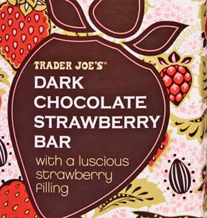 Trader Joe’s Dark Chocolate Strawberry Bar Reviews