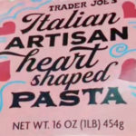 Trader Joe's Italian Artisan Heart Shaped Pasta