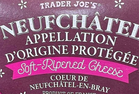 Trader Joe's Neufchatel Soft-Ripened Cheese