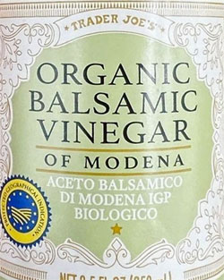 Trader Joe's Organic Balsamic Vinegar of Modena